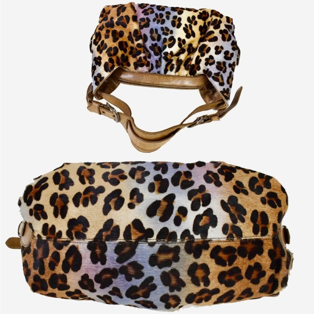 Fendi Vintage Calf Hair Leopard Pattern Brown Leather Bag | Flawless Orig $4900 - Picture 5 of 9